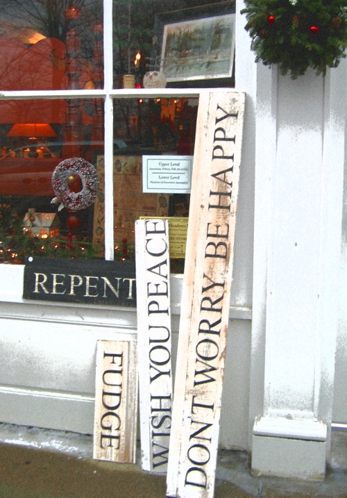 Repent -- Peace and Joy.