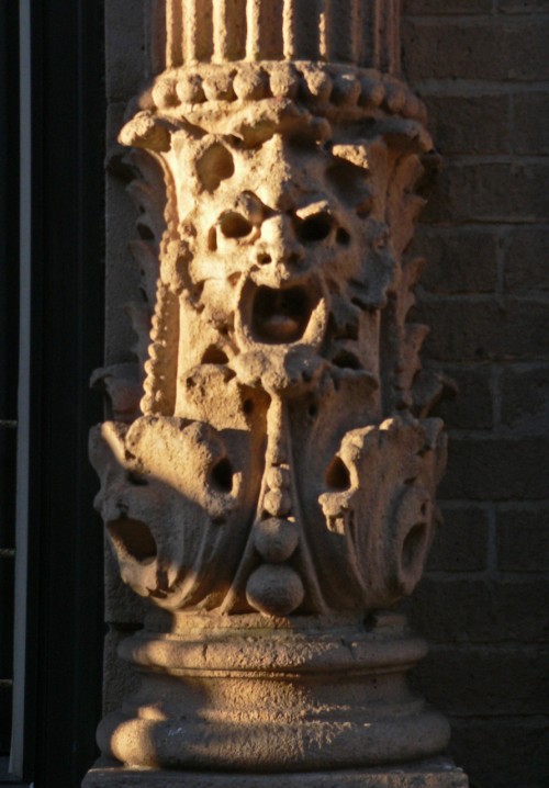 Gargoyle on the wall, NYC