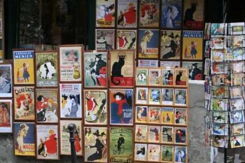 Posters in Montmartre